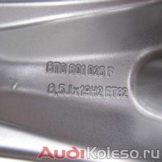 Диски R19 Audi A5 S5 оригинальные 8T0601025F фото оригинального номера и параметров диска